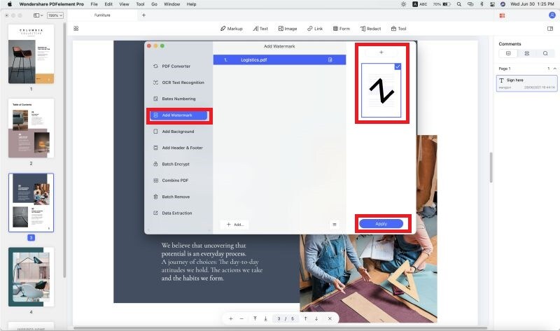 remove watermark from pdf on a mac for free
